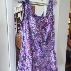 Lane Bryant Swim suit, purple, 20W